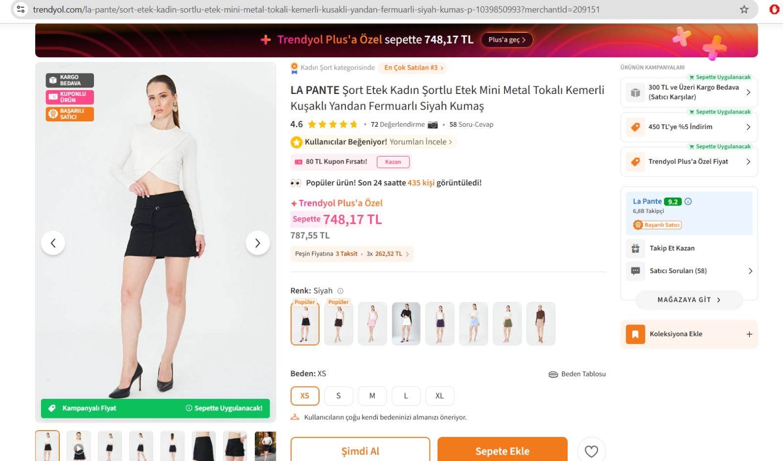 La Pante Kadın Giyim 6 Başarılı satıcı